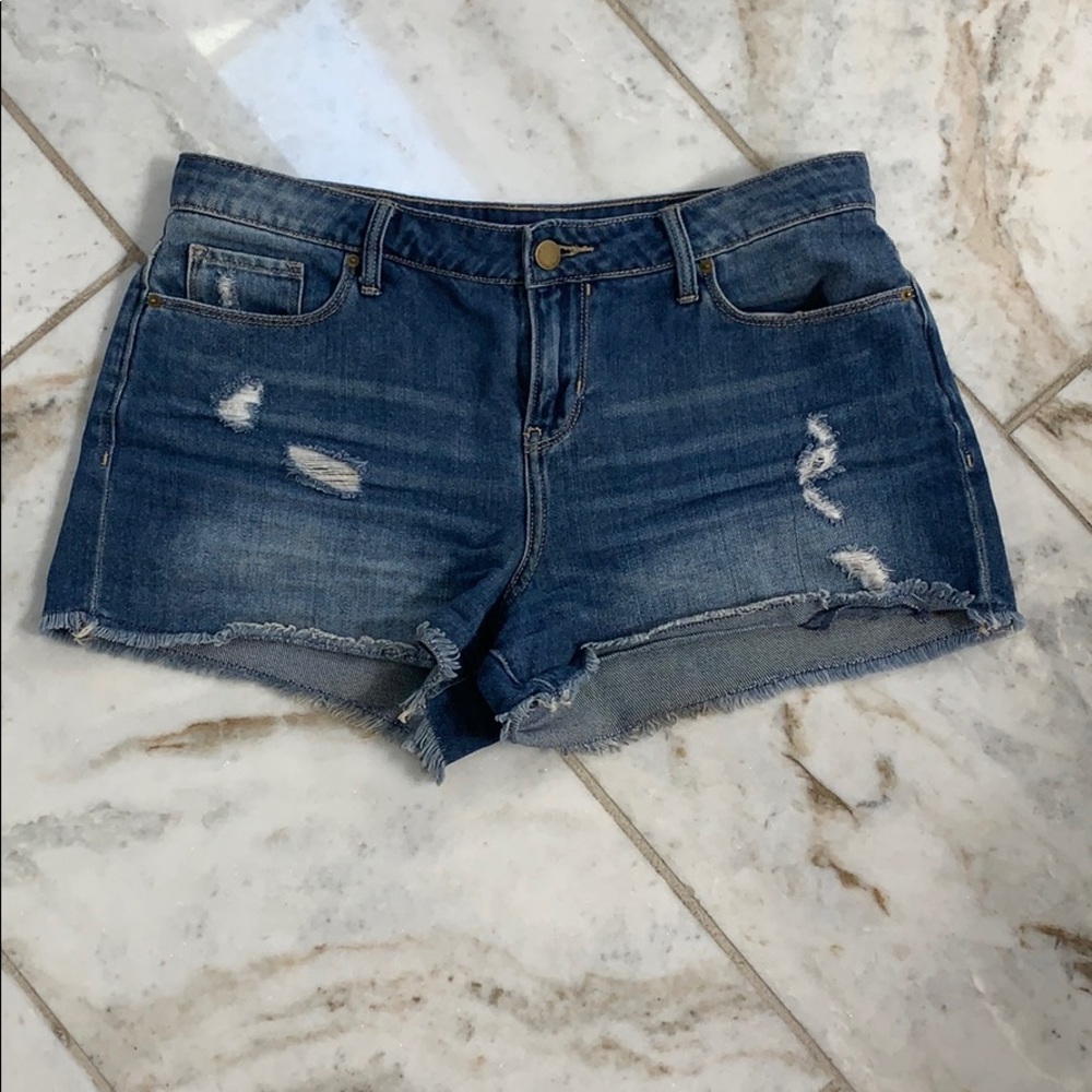 Calvin Klein Cut Off Jean Shorts